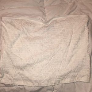 American Eagle White cropped top